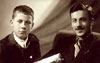 С братом Феликсом, 1951 г.