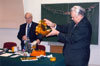 На заседании Ученого совета ИНХС РАН с ак. Б.Ф. Мясоедовым, декабрь 2005 г.